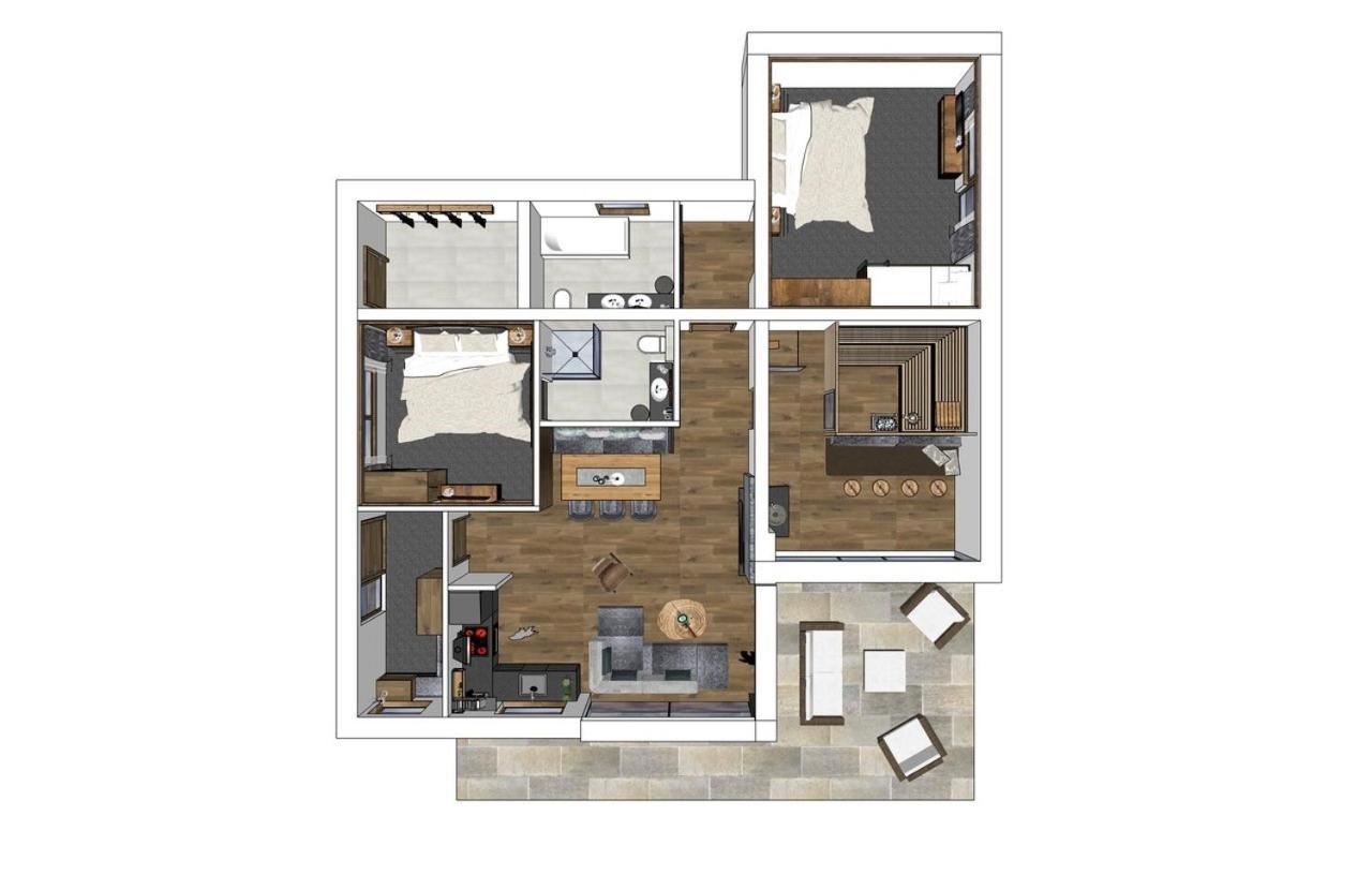 Chalet'S Alpenjuwel Тукс Экстерьер фото